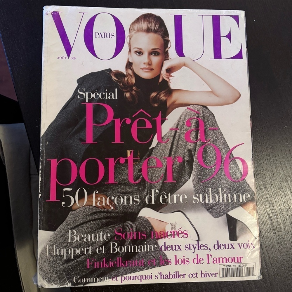 Magazine VOGUE Paris 759 Août 1995 Auermann Kruger Thompson Tomlinson - Picture 1 of 1